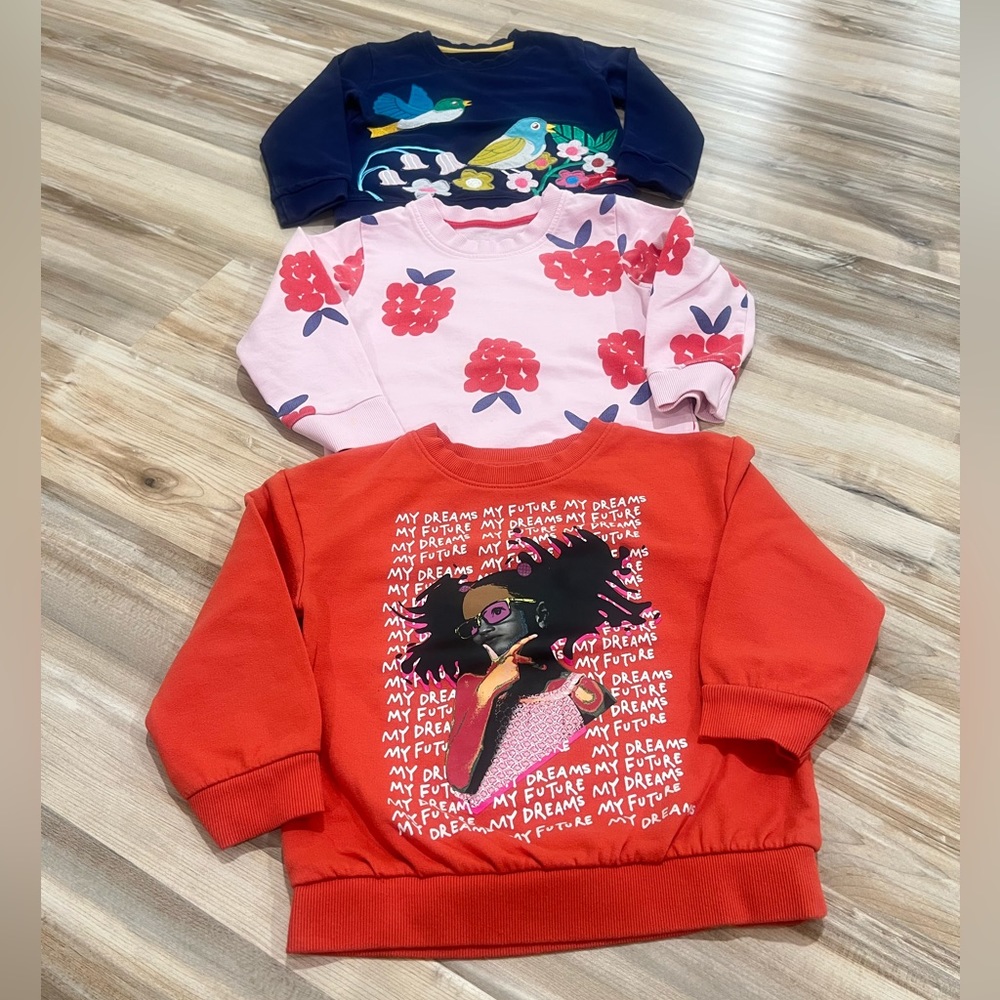 3 Toddler Girl Blouses Size 4T